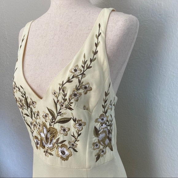 Elegant Yellow Prom Dress